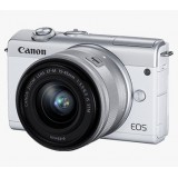 Canon EOS M200 (EF-M15-45mm f/3.5-6.3 IS STM) Mirrorless Camera (White)